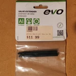 Evo Action Presta Valve Extender 70MM Aluminum Black Pair PU4002 030071-03. Fixed Price $9.99.