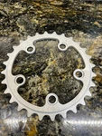 Vintage Sugino 28T Chainring 5-ARM 74 Bcd Nos Silver Aluminum Mtb. Fixed Price $25.00.