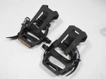 New VP-335T Sport Road Bike Pedals With Toe Clips And Straps Black 9/16 Fuji. Fixed Price $9.99.
