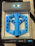 Crankbrothers Stamp Gen Large Blue Composite Flat Pedals 16269. Fixed Price $29.99.