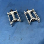 Used Sr SP401 Bicycle Pedals Bmx Silver Vintage Bike Parts Japan. Fixed Price $29.99.