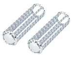 Original! Lowrider Twisted Grips 7/8 Long 112MM Chrome.show Bike Parts.. Fixed Price $37.98.