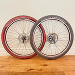 Mavic MX317 Disc 26" Bike Wheel Set Specialized Vintage Shimano M525 Panaracer. Fixed Price $229.95.