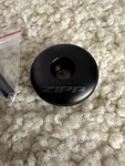 Zipp Top Cap 1-1/8'' Black. Fixed Price $12.00.