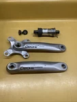 Gray Shimano Deore FC-M510 Triple 175MM Crankset With Bottom Bracket. Fixed Price $49.99.