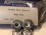 2 Kingsbridge Bicycle Bike Brake Bolt Spacers 6 Mm Alloy Campagnolo Style. Fixed Price $7.99.
