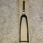 Whisky NO.9 Cx Fork 12MM Thru Axle, 1-1/8" Tapered Carbon, 42MM Tires. Fixed Price $180.00.