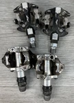 Shimano PD-M520 & Forte Campus Clipless Pedals Silver Black Pair Parts Only. Fixed Price $25.49.