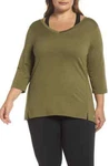 Marika Women's Plus Size Green Curves Formation Top L51256 1X. Fixed Price $41.65.