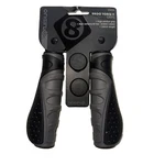 Replacement Bike Grips Comfort ORIGIN8 Ergo Torq Ii 130MM Black Gray New. Fixed Price $13.99.