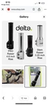 Delta Bike Stem Raiser Alloy 1-1/8" Black Or Silver Height 3.25 4.6 In. Pro. Fixed Price $30.00.