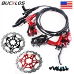 Bucklos Front Rear Hydraulic Disc Brake Mountain Road Bike 160/180/203MM Rotors. Fixed Price $12.53.