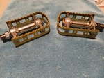 Mks 7 Pedals Bmx Gold. Fixed Price $45.00.