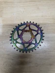 Absoluteblack 32T Oval Chainring Oil Slick Sram Direct Mount Rainbow Mtb Used. Fixed Price $49.00.