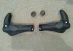 Velo Triple Density Bicycle Grips W/bar-ends Black /gray M.b. 138MM. Fixed Price $23.99.