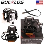 Mtb Road Bike Pedal 9/16" With Toe Clips Strap Aluminium Non-slip For Shimano. Fixed Price $25.99.