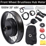 48V 20" Electric E-bike *front* Wheel Bicycle Motor Conversion Kit Fat Tire 1KW. Fixed Price $217.18.