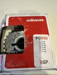 Sram PG-950 Cassette Speed, 11-28T, Silver. Fixed Price $25.00.