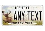 Prarie Deer Hunt Personalized Custom License Plate Tag Any State Auto Atv Bike. Fixed Price $18.19.