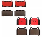 Brembo Front And Rear Nao Ceramic Brake Pads Kit For Mitsubishi Lancer Evo 2.0L. Fixed Price $157.00.