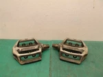 Haro Black Aluminum Bike Pedals 9/16" LU-313 Vintage Old Mid School Bmx. Fixed Price $14.43.