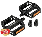 Mongoose Mountain Bike Pedals, Alloy, Black Or Blue, Set Of 2. Fixed Price $34.99.