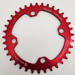 Wolf Tooth Chainring 36T X 104 Bcd 4-BOLT Drop-stop Bicycle Red Used. Fixed Price $28.90.