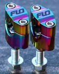 Flo Jet Fuel Rubber Fat 1/8" 28.5MM Oversize Handlebar Clamp Mounts. Fixed Price $59.95.