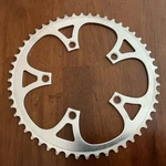 Vintage Sr 307 Chainring 52 Tooth 110 Bcd 5-BOLT Silver Aluminum Used. Fixed Price $12.09.