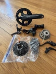 Shimano 1X Drivetrain 10S For Gravel Cyclocross Road Minigroup Ultegra Xt Tiagra. Fixed Price $175.00.