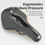 Rockbros Bike Seat Pick Cushion Bicycle Saddle Breathable Racing Cycling Comfort. Fixed Price $15.99.