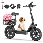 Aovopro Electric W/ Seat, 500W 22.5AH 22MPH Miles Foldable E-scooter. Fixed Price $489.99.