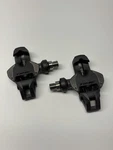 Mint Time Xpro 12 57MM Titanium Spindle Carbon Clipless Pedals No Cleats. Fixed Price $250.00.