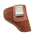 Bianchi Gunleather Holster Tan Suede Iwb Metal Clip Small Frame Snub Revolver. Fixed Price $34.99.