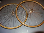 Mavic Wheel Set With GP4 Tubular Rims/campagnolo Nuovo Record 36H Hubs- Sew Ups. Fixed Price $180.00.