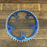 Vintage Sugino 48T Bmx Chainring 110MM Bcd 5-BOLT Blue Anodized Old School Japan. Fixed Price $79.99.