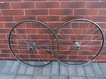Wheels Mavic Open 4 Cd France Shimano 600 Tri Colore Dura Ace 650C 571MM. Fixed Price $229.00.
