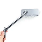 Chrome Mirror Classicplus Rectangle Convex M8 1.25P Fits Vespa Gts Gtv Lxv. Fixed Price $97.50.