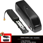 Ebike Battery 48V 20AH 15AH 0W-1200W Panasonic Li-ion Cells Downtube For Bicycle. Fixed Price $209.80.