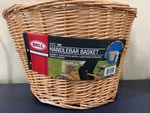 ! Vintage Bell 400 Real Bicycle Wicker Handlebar Bike Adult Basket Rattan. Fixed Price $9.95.