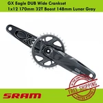 Sram Gx Eagle Dub Wide Crankset 1X12 170MM 32T Boost 148MM Lunar Gray. Fixed Price $96.90.