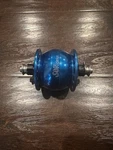 Son Deluxe Front Dynamo Hub In Blue 32 Hole. Fixed Price $285.00.