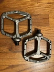 Oneup Aluminum Flat/platform Pedals, Gray, 9/16" Axle, Mountain Bike Pair. Fixed Price $57.49.