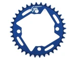Tangent Halo 4-BOLT Chainring (blue). Fixed Price $46.95.