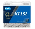 Kmc X11SL Speed Bicycle Chain 1/2 11/128 Inch 118 Links Silver. Fixed Price $29.85.
