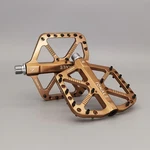 Cnc Aluminum Mtb Bike Pedals Brown 3 Bearings Flat Road Mountain Bicycle. Fixed Price $54.99.