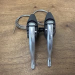 Campagnolo Record EC-22RE Cg 2X8 Carbon Shifters. Fixed Price $179.99.