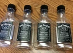 4 Jack Daniel's Old No. 7 Whisky 200 Ml Plastic Bottles/empty/great For Crafts. Fixed Price $10.00.