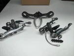 Dia Compe DP7N Levers & VC758 V- Brakes Linear Direct Pull Used. Fixed Price $19.99.
