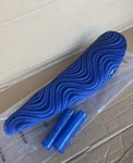 Bicycle Banana Seat 20" Lowrider Bike Velour Blue Fabric + Sparkle Grips. Fixed Price $49.95.